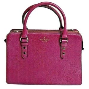 Kate Spade Mulberry Leather Street Lise Satchel- minor scratch on one handle